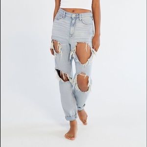 High Waisted Mom Jeans